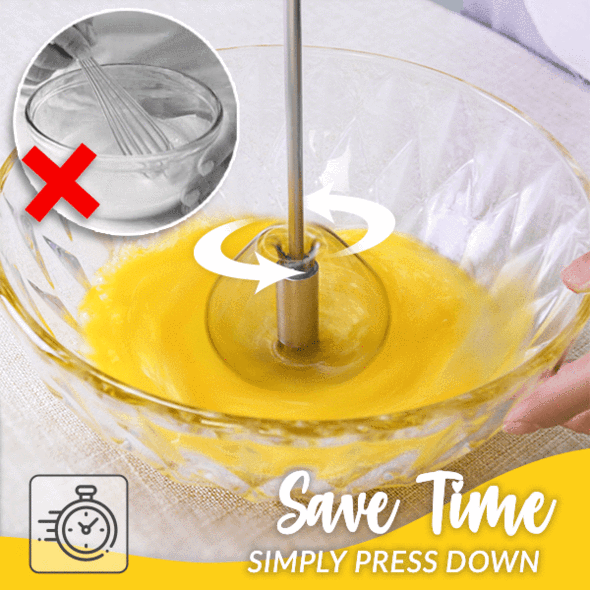 🔥Buy 1 Get 1 Free🥚Stainless Steel Semi-Automatic Whisk