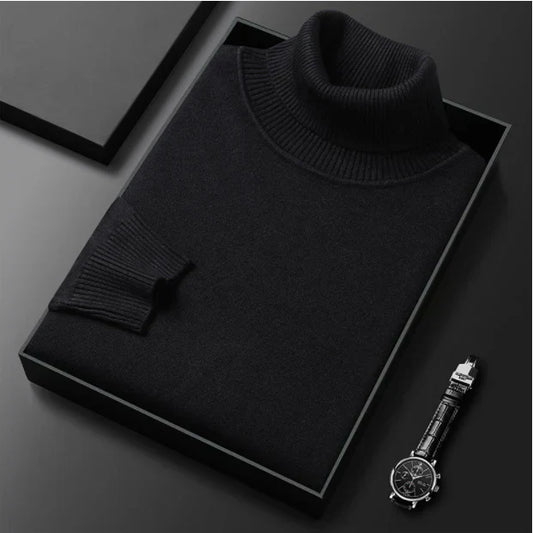 2024✨Men's Solid Color Premium Cashmere Sweater-buy 2 free shipping