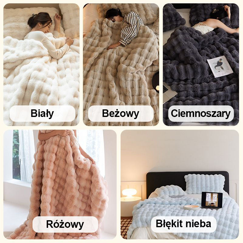 🔥Hot Sale🔥Luxury Double-Sided Rabbit Wool Blanket