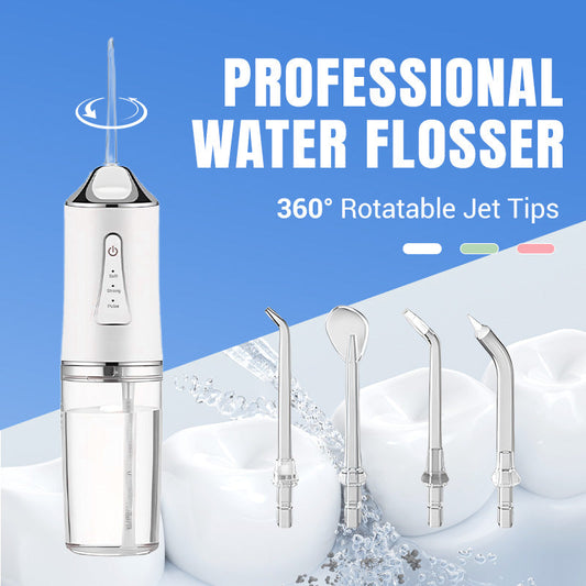 🦷 Electric pulse water flosser deep cleaning.