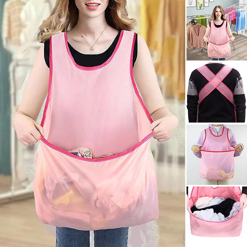 Portable Clothes Drying Apron