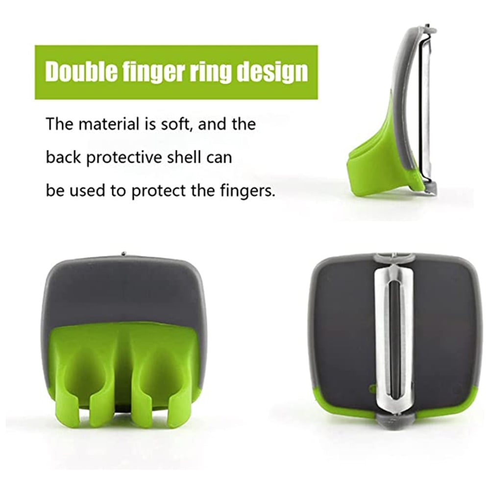 Two Finger Shaved Fruit Peeler