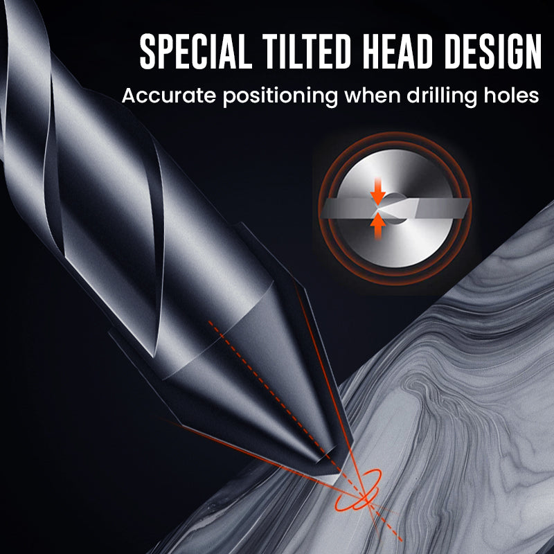 High-strength Eccentric Twist Drill Bit