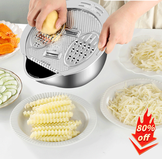 Stainless Steel Rice Strainer Bowl