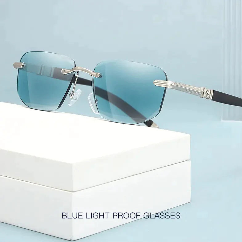 Sapphire high hardness anti-blue light far and near reading glasses sunglasses