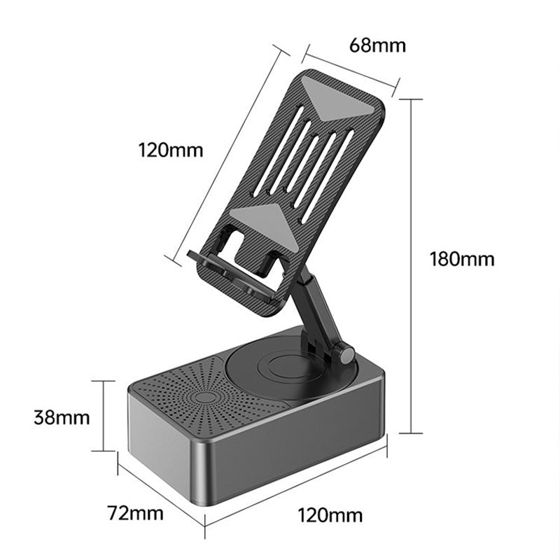 Gift Choice - 3 in1 - Wireless Bluetooth Speaker, Charging Station, Phone Stand