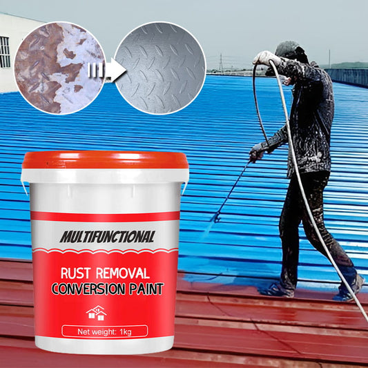 Multifunctional Rust Removal & Conversion Paint (1kg-1 bucket Only $46.99)