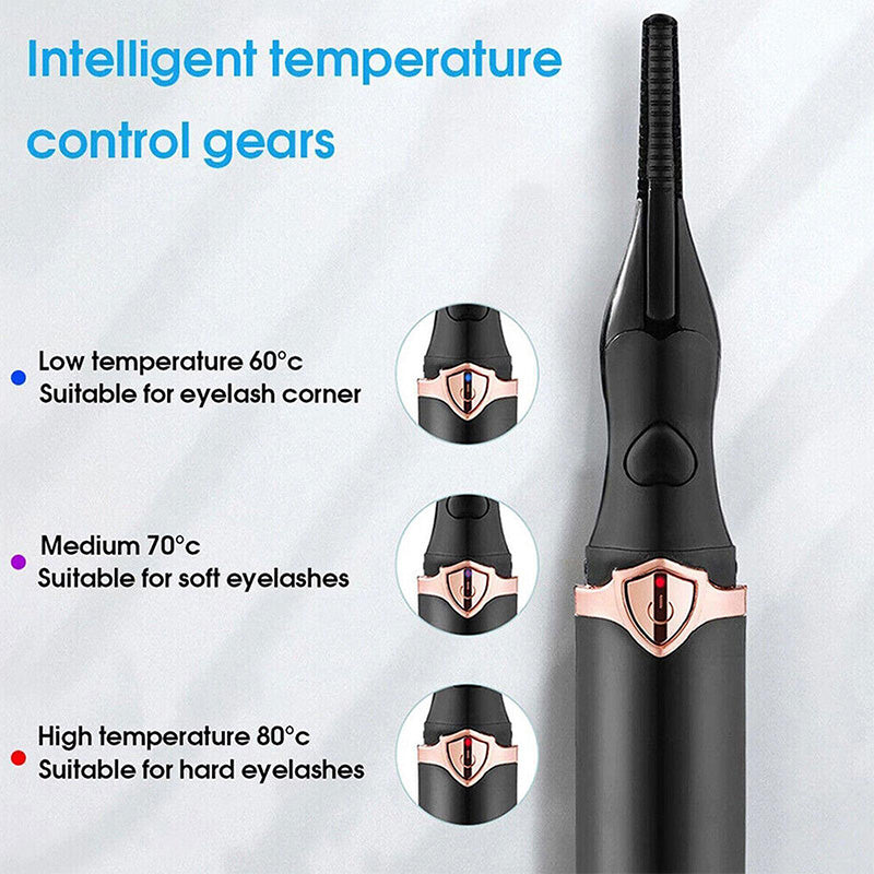 🌟Heated Eyelash Curler for Long lasting Natural Curling