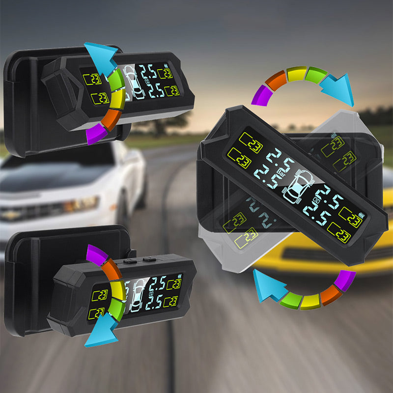 Solar Wireless Monitoring System for Tire Pressure