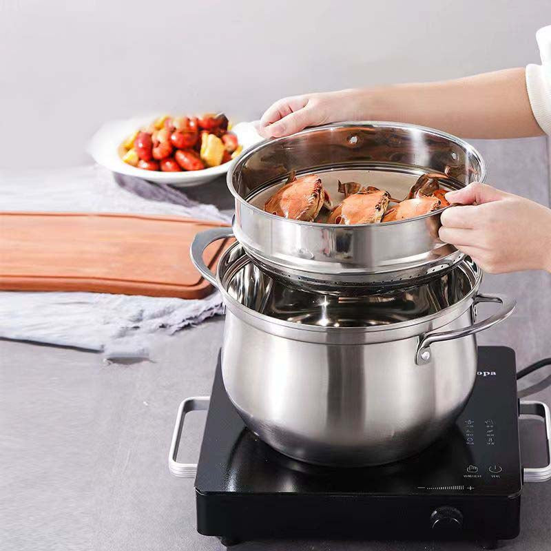 Multipurpose Large Capacity Stainless Steel Steamer Pot