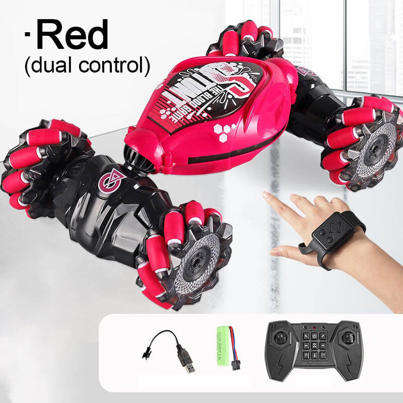 🎁Perfect gift for kids🎁Gesture Sensing & RC Stunt Car ✈️Free shipping