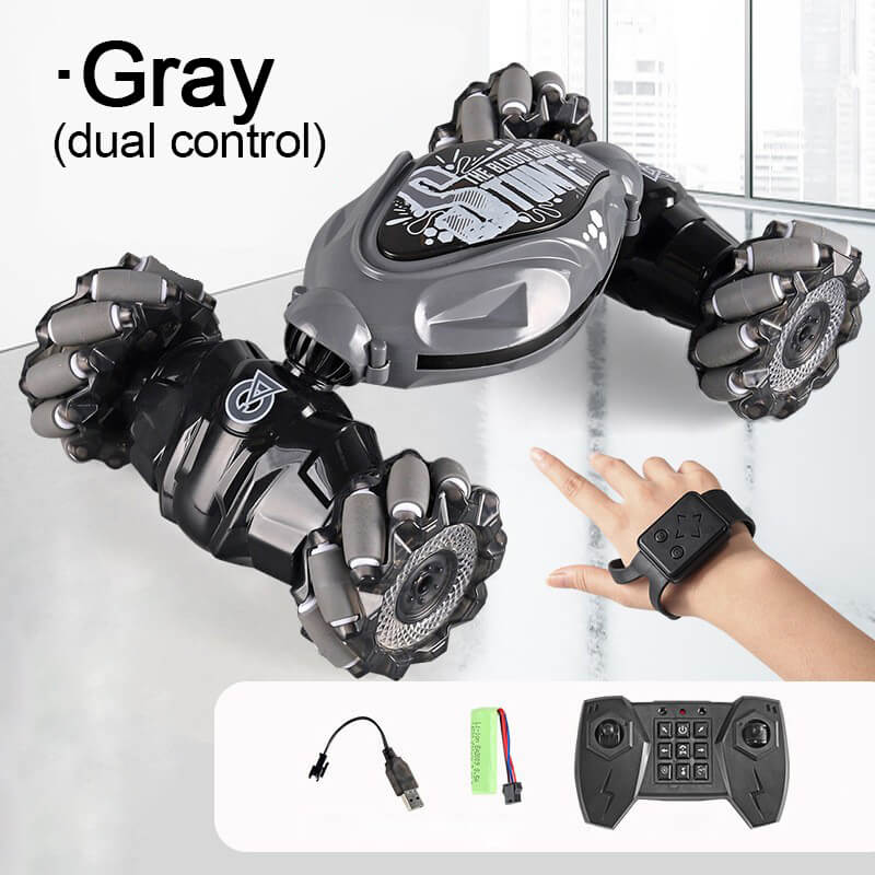 🎁Perfect gift for kids🎁Gesture Sensing & RC Stunt Car ✈️Free shipping