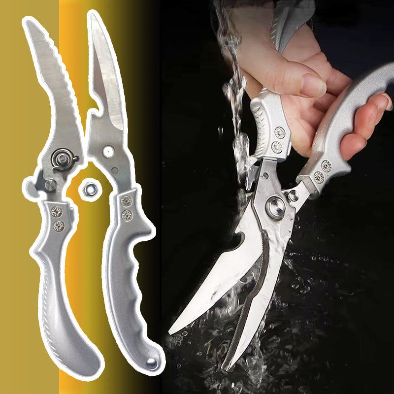 Safe Multi-Functional Stainless Steel Kitchen Scissors