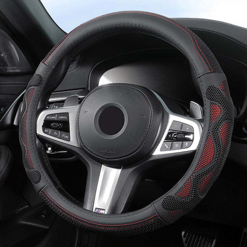 Comfortable wear-resistant breathable steering wheel cover