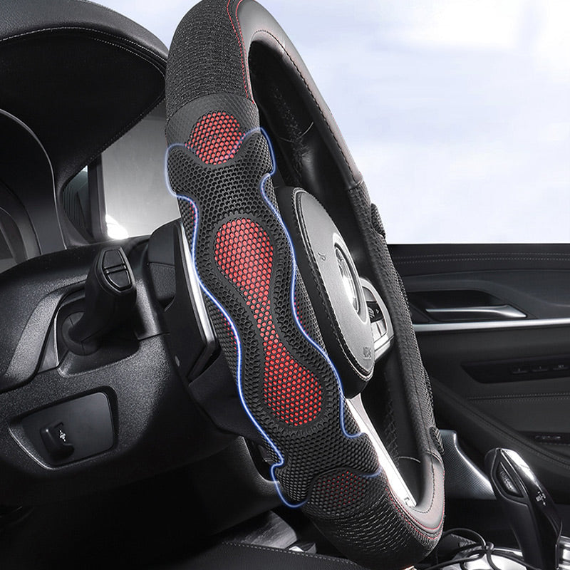 Comfortable wear-resistant breathable steering wheel cover