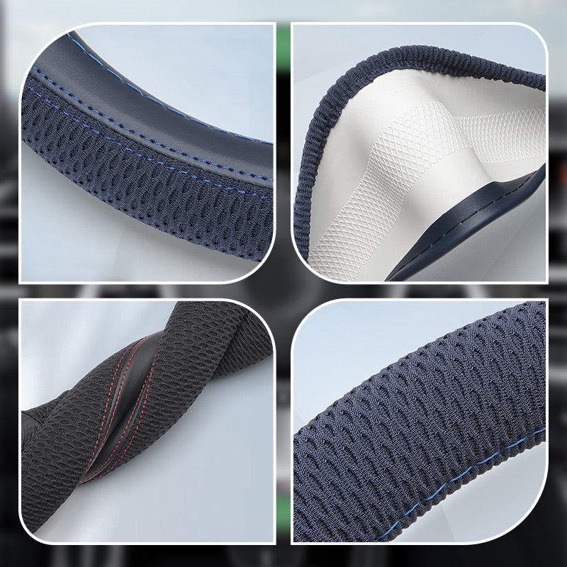 Comfortable wear-resistant breathable steering wheel cover