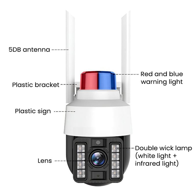 WiFi Remote Control 360°Night Vision Camera