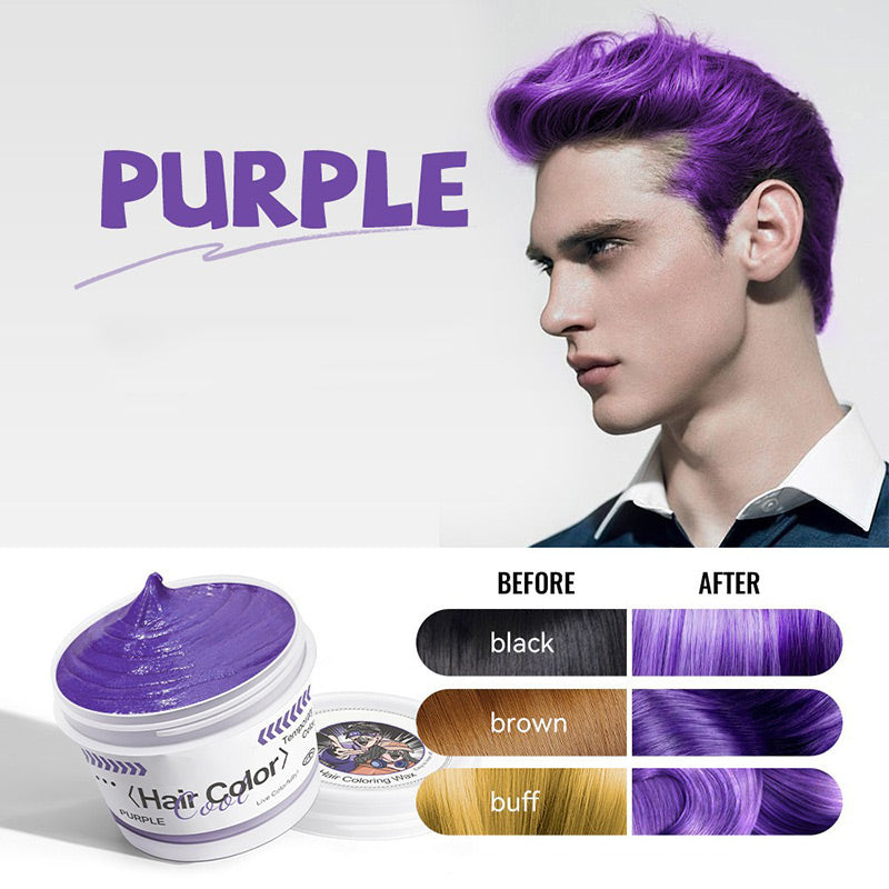 Temporary Hair Color Wax for Men & Women