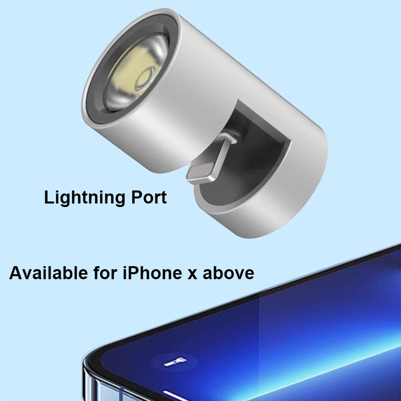 Plug and Play Super Bright Mobile Phone External Flashlight