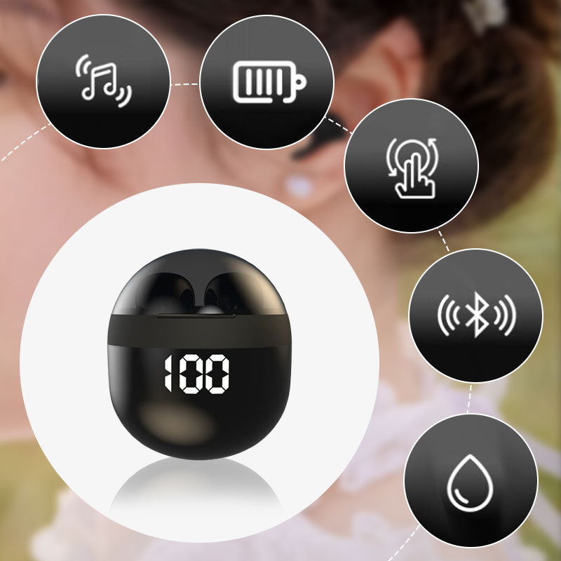 Mini Invisible Noise Canceling Sleep Bluetooth Earbuds