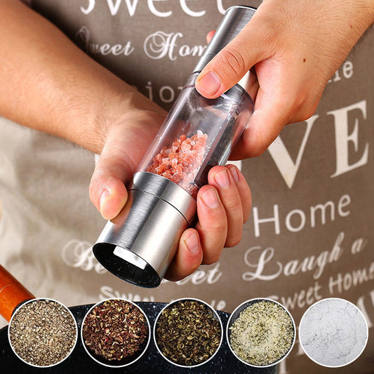 Dual-Chamber Salt and Pepper Grinder