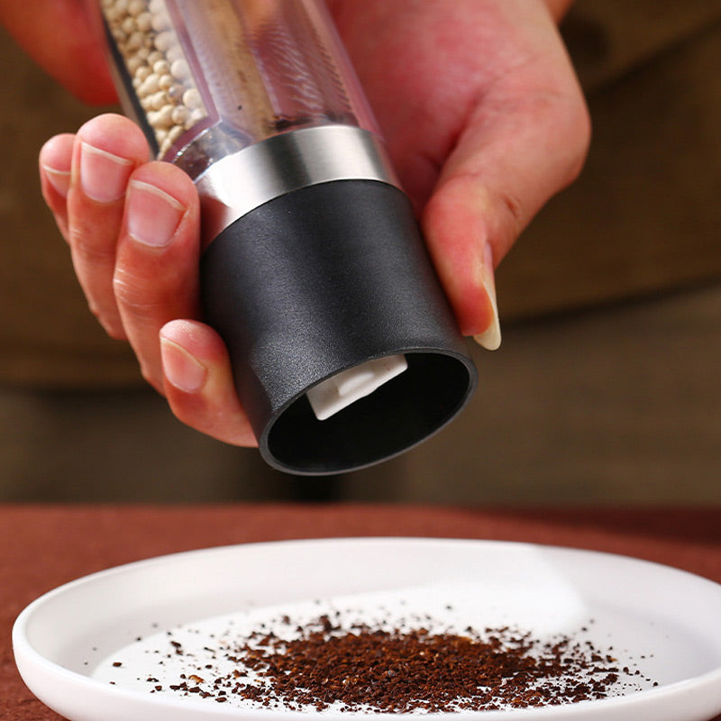 Dual-Chamber Salt and Pepper Grinder