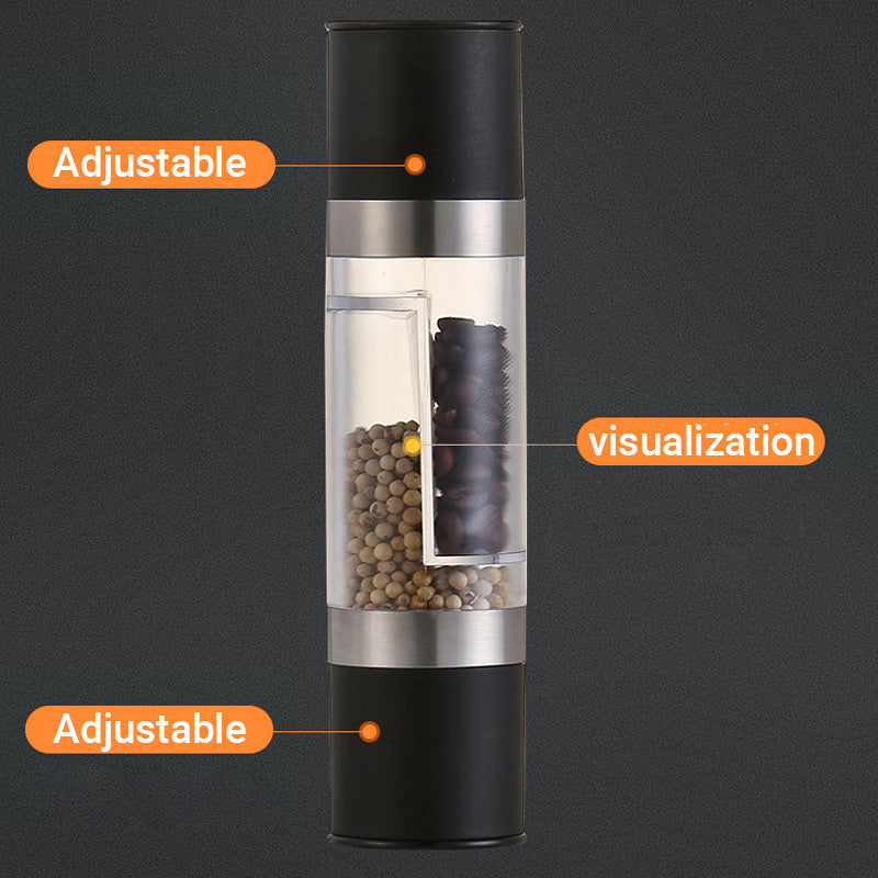 Dual-Chamber Salt and Pepper Grinder