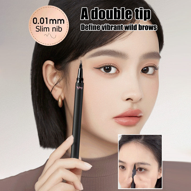 Versatile Waterproof Long-Lasting Dual-Split Eyebrow Pencil