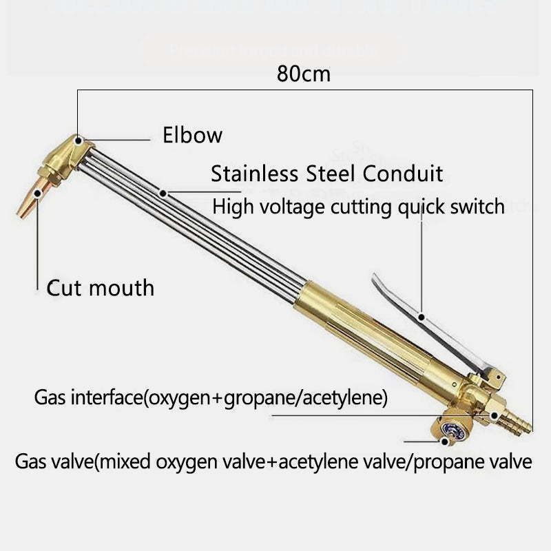 🔥Heavy-duty Isobaric Anti-backfire Three-tube Cutting Torch