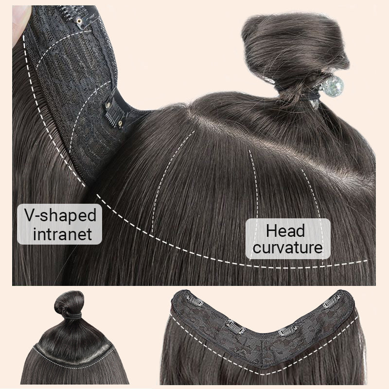 🔥Clip in U-Shaped Hair Extension Hairpiece for Women