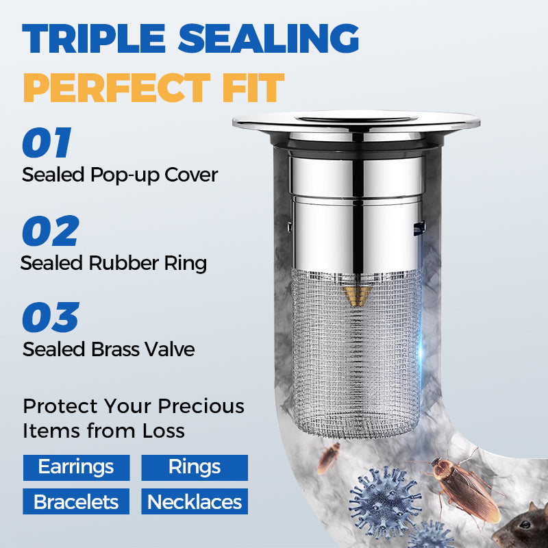 Universal Pop-up Sink Drain Filter