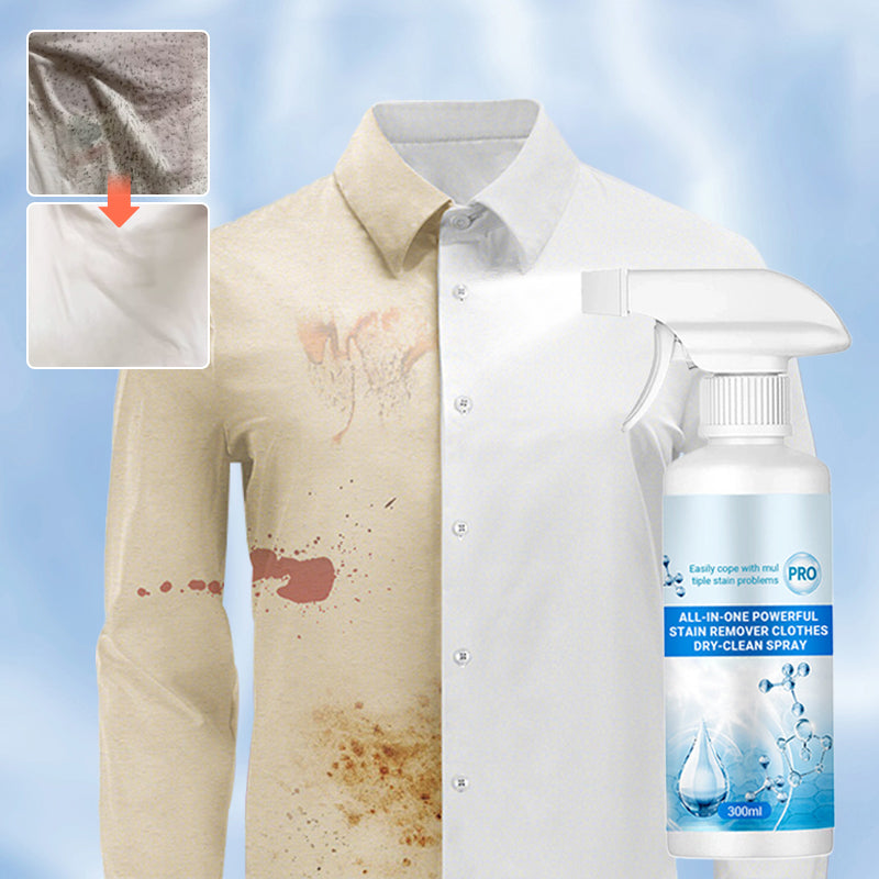 🔥HOT SALE 49% OFF🔥All-in-One Powerful Stain Remover Clothes Dry-Clean Spray