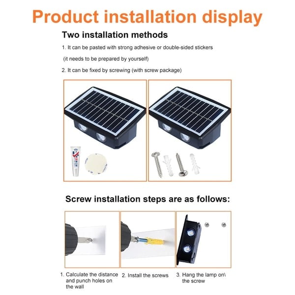 🔥Hot sale !🔥Solar Outdoor Wall Light