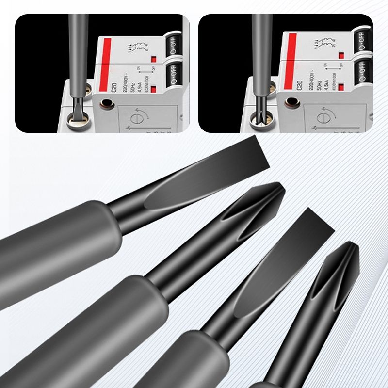 Magnetic Screwdriver & Tester Pen 2-in-1