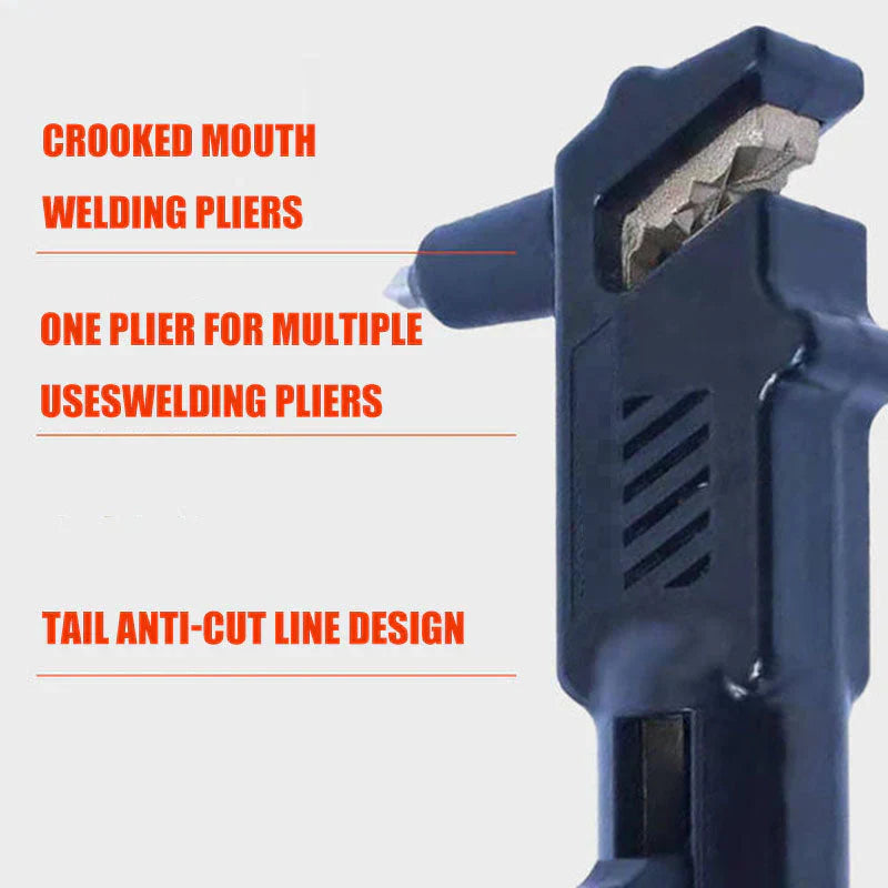 Welding Electrode Holder with Chipping Hammer