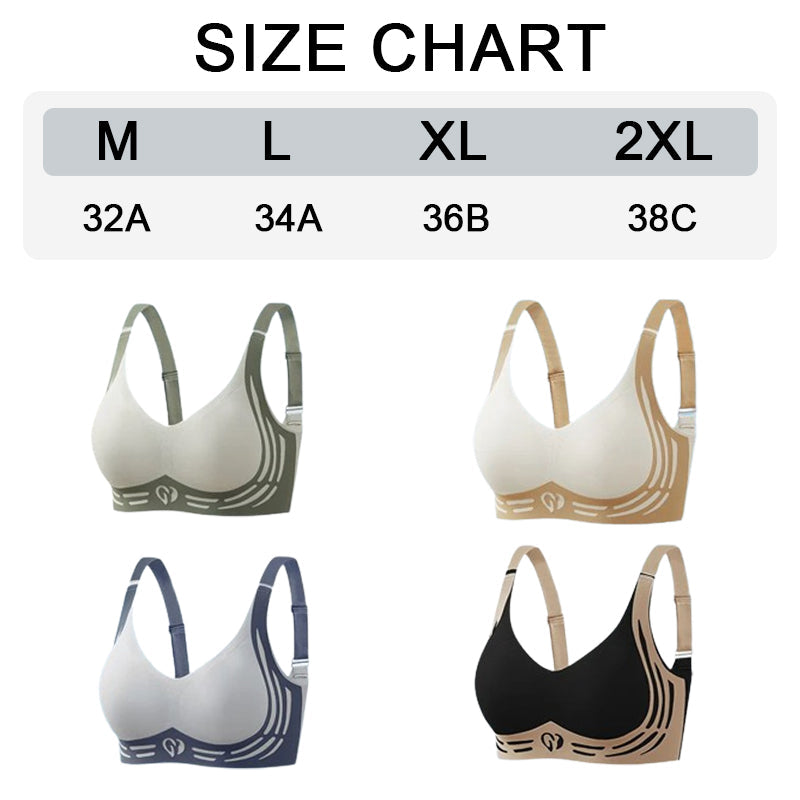 Seamless Wire-Free Push-up Anti-Sagging Bra