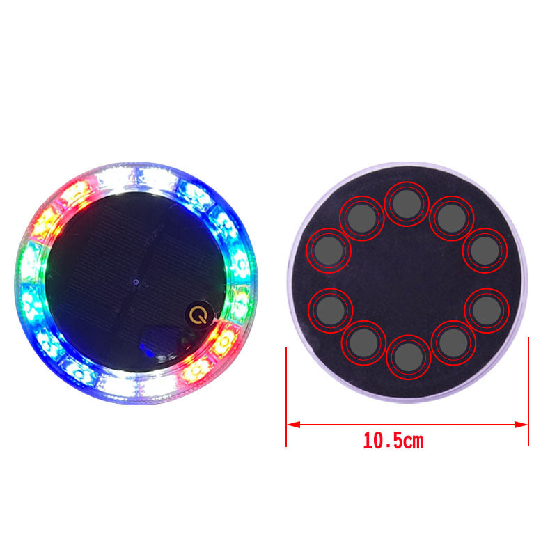 Waterproof Solar LED Strobe Warning Light （Free shipping)