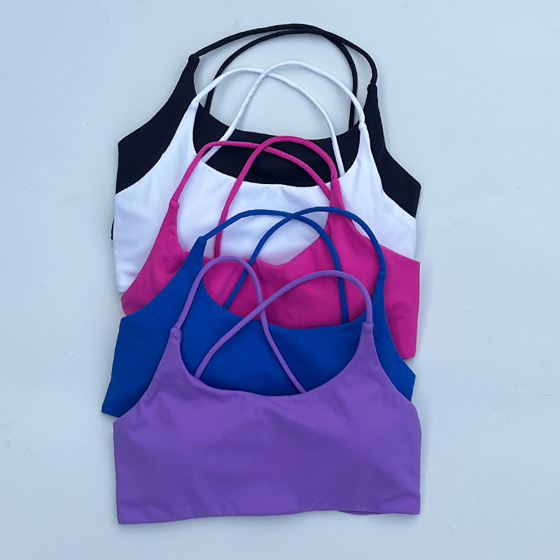 Women's Cross Back Padded Sports Bra