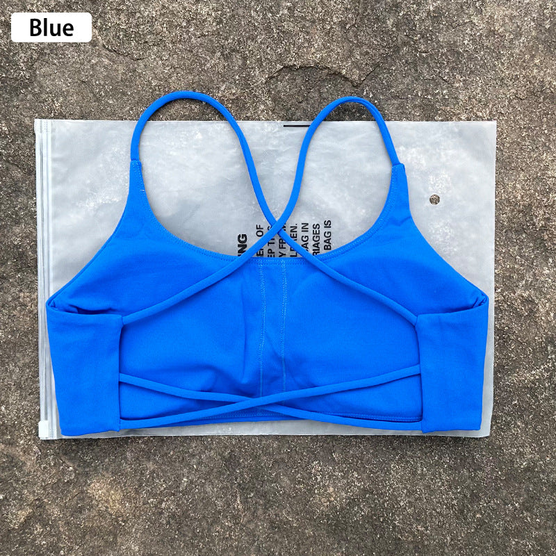 Women's Cross Back Padded Sports Bra