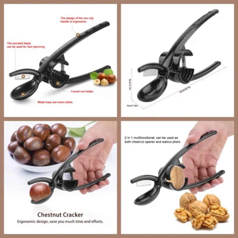 2-in-1 Chestnut & Nut Cracker