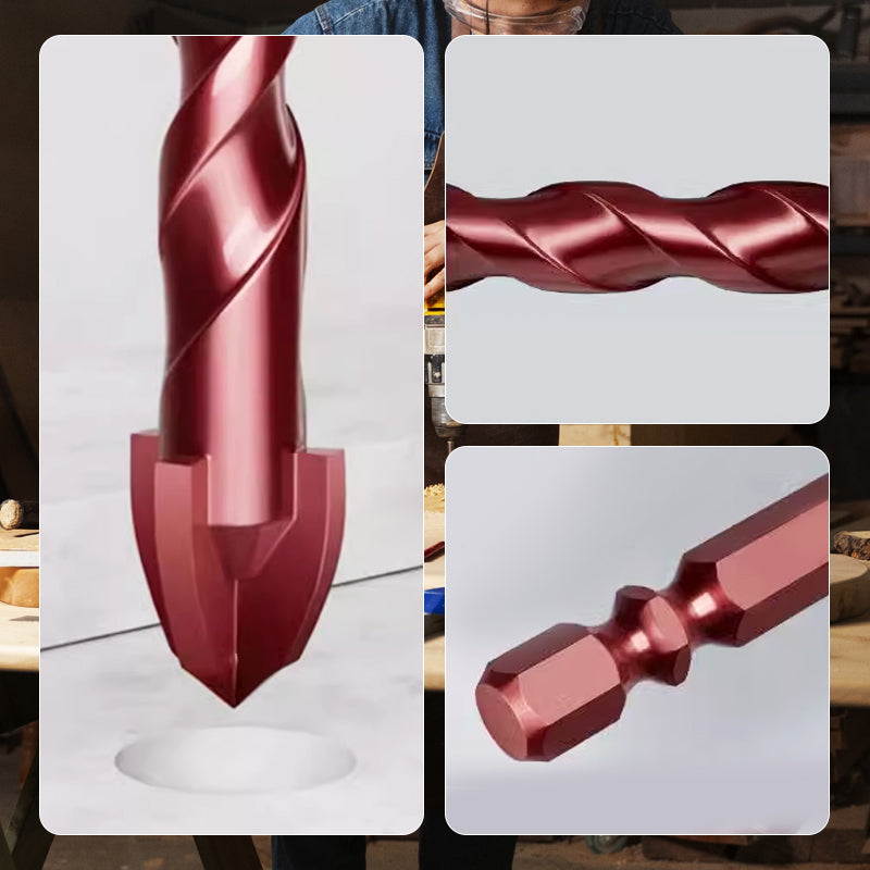 4-Edge Hole-Punching Phillips Drill Bits