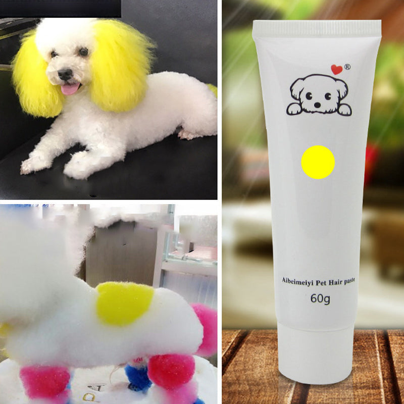 Dog Hair Dye Cream Kit with Safe Long-Lasting Dye Effect