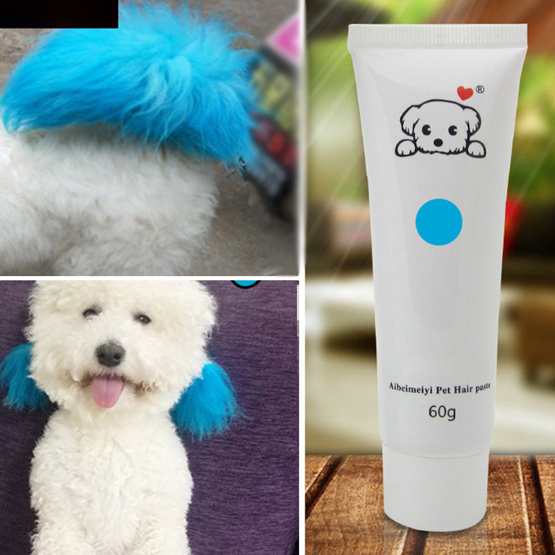 Dog Hair Dye Cream Kit with Safe Long-Lasting Dye Effect