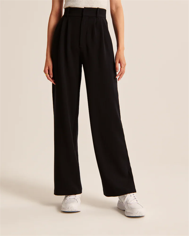 High Waist Tailored Wide Leg Pants (Free Shipping)