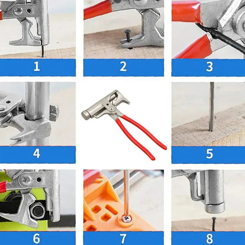 10-in-1 Multi-function Hammer with Pipe Clamp