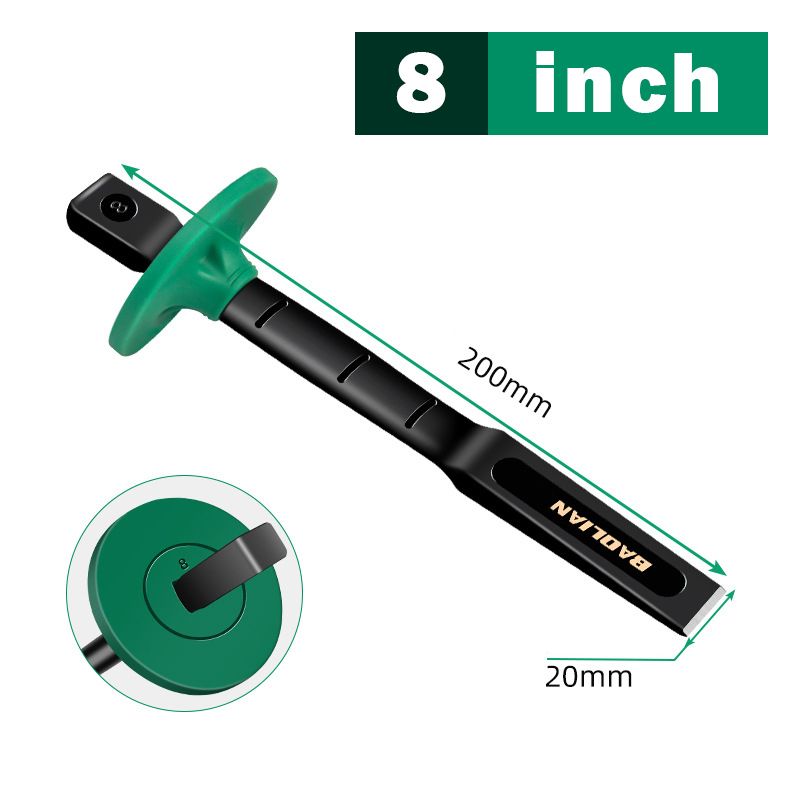 Heavy-duty Flat Chisel with Hand Guard