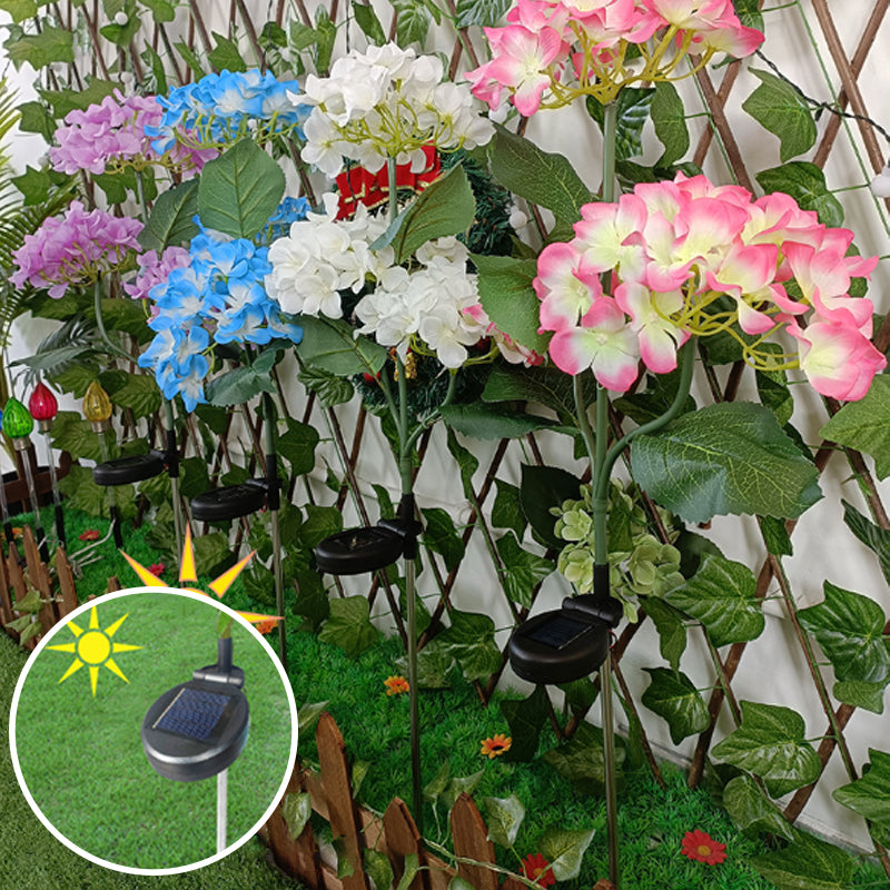 Simulated Hydrangea Solar Light - Outdoor Garden Decoration