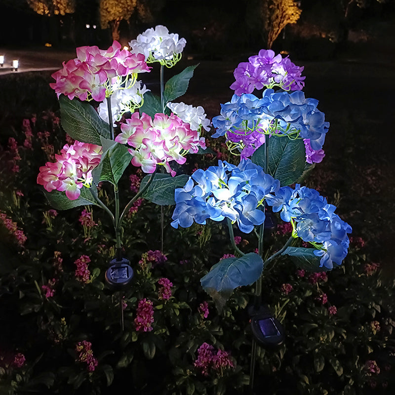 Simulated Hydrangea Solar Light - Outdoor Garden Decoration