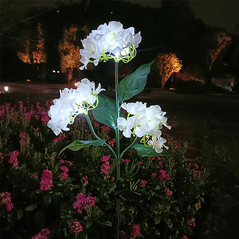 Simulated Hydrangea Solar Light - Outdoor Garden Decoration