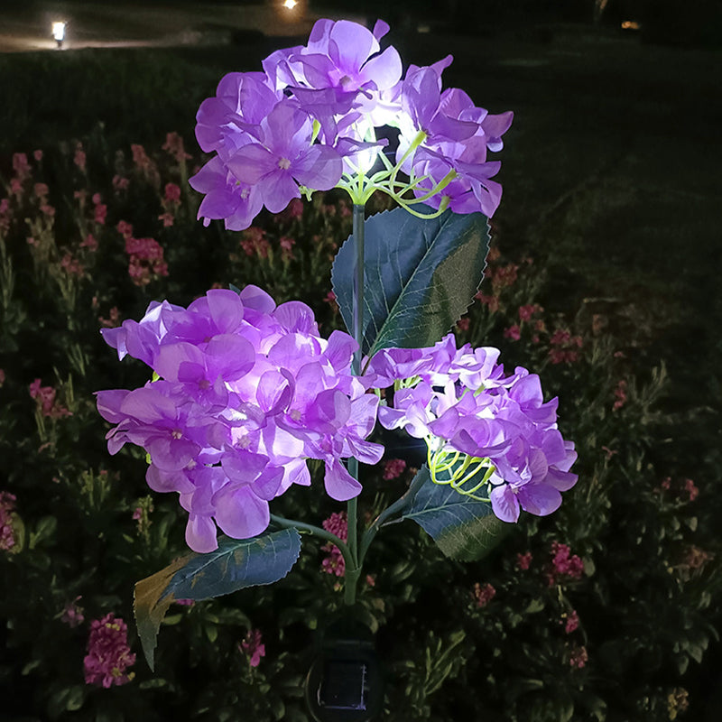 Simulated Hydrangea Solar Light - Outdoor Garden Decoration